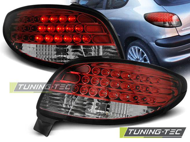 Tuning-Tec LED Rückleuchten für Peugeot 206 98-05 rot/klar