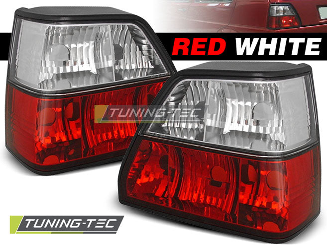 Tuning-Tec Rückleuchten für VW Golf 2 (II) 83-91 rot/weiß
