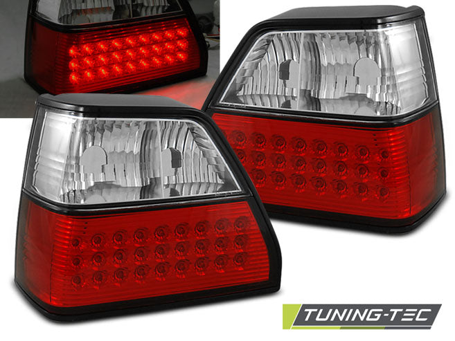 Tuning-Tec LED Rückleuchten für VW Golf 2 (II) 83-91 rot/klar