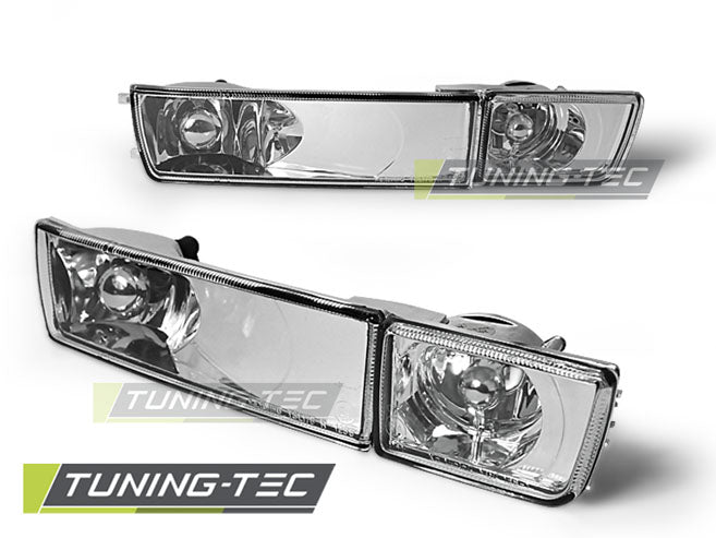 Tuning-Tec Klarglas Frontblinker / Nebelscheinwerfer für VW Golf 3 91-97 / Vento 92-98 chrom