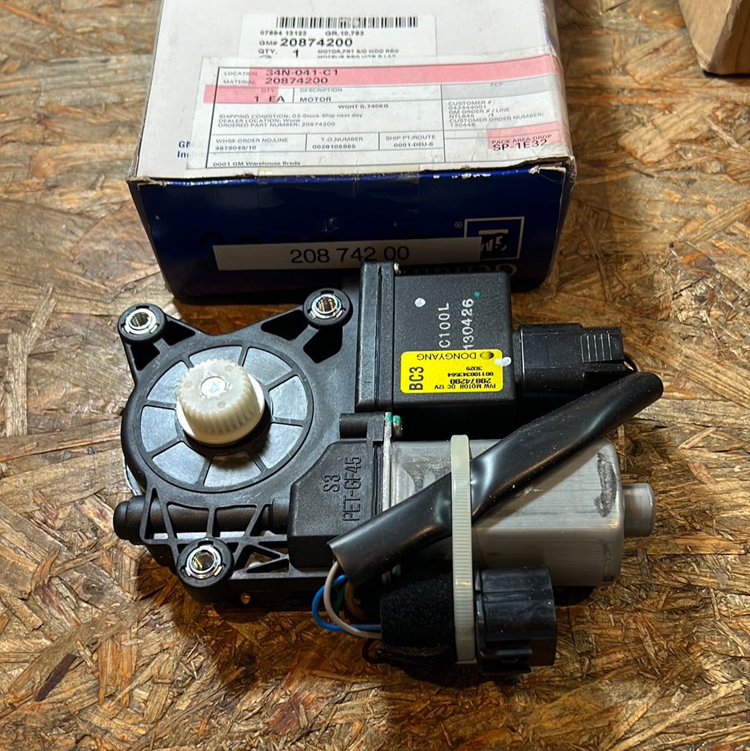 Original GM Chevrolet Wischermotor Fahrerseite Captiva NEU 20874200