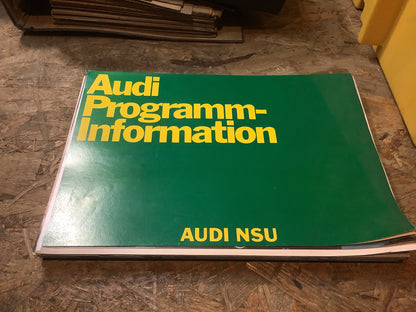 NSU Werbeprospekte Audi/NSU Konvolut