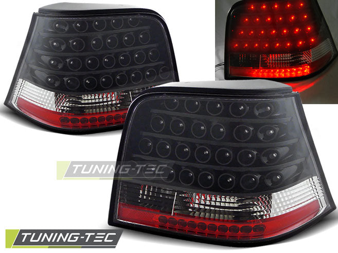 Tuning-Tec LED Rückleuchten für VW Golf 4 (IV) 97-03 schwarz/klar