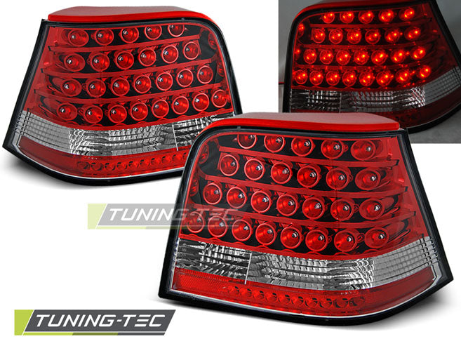 Tuning-Tec LED Rückleuchten für VW Golf 4 (IV) 97-03 rot/klar