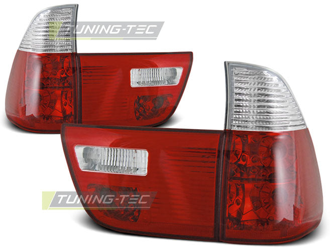 Tuning-Tec Rückleuchten für BMW X5 E53 99-06 rot/weiß