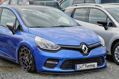 CUP Frontspoilerlippe ABS Renault Clio 4, GT + GT-Line Schwarz Matt