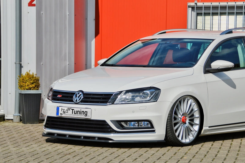 CUP Frontspoilerlippe ABS Volkswagen Passat 3C, B7 R-Line Schwarz Glanz