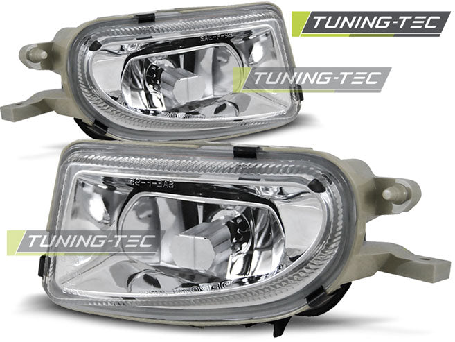 Tuning-Tec Nebelscheinwerfer für Mercedes Benz E-Klasse W210 (Facelift) / SLK R170 / CLK W208 99-02 chrom