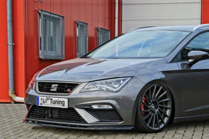 CUP Frontspoilerlippe ABS Seat Leon 3, Facelift ab Bj.: 2017- Carbon