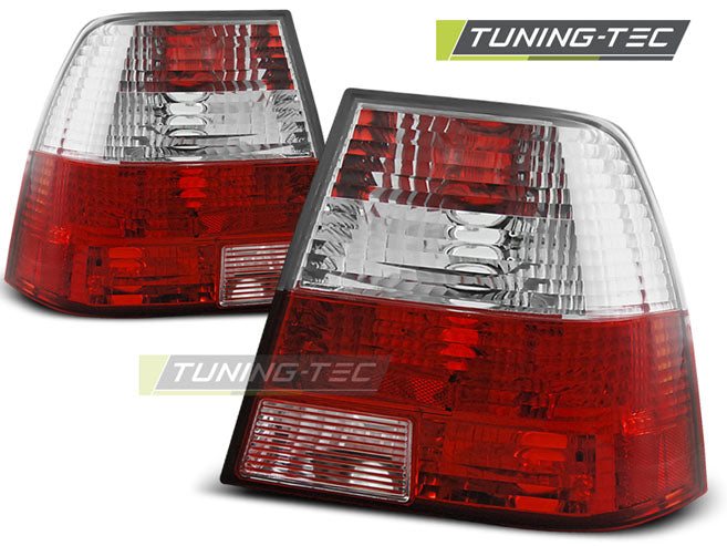 Tuning-Tec Rückleuchten für VW Bora 1J Lim. 98-05 rot/weiß