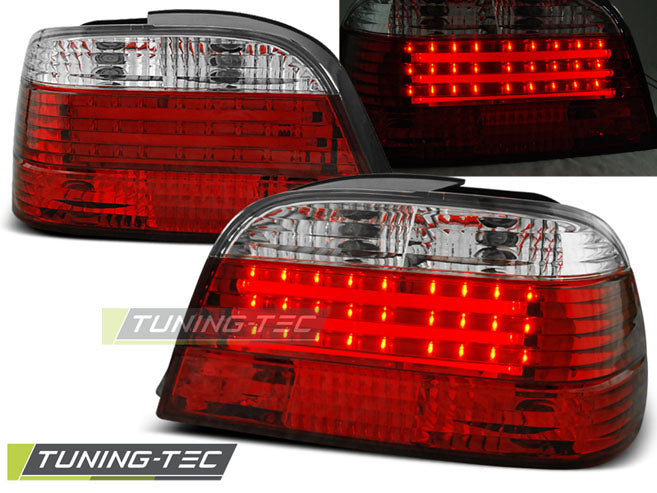 Tuning-Tec LED Rückleuchten für BMW 7er E38 94-01 rot/weiß