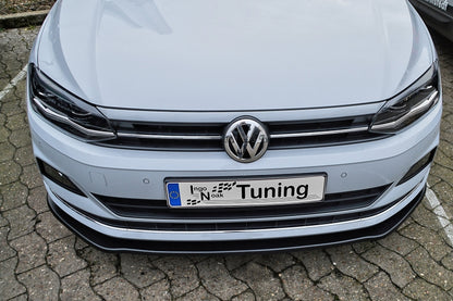 CUP Frontspoilerlippe ABS Volkswagen Polo 6 , 2G ab Bj.: 2017- Carbon