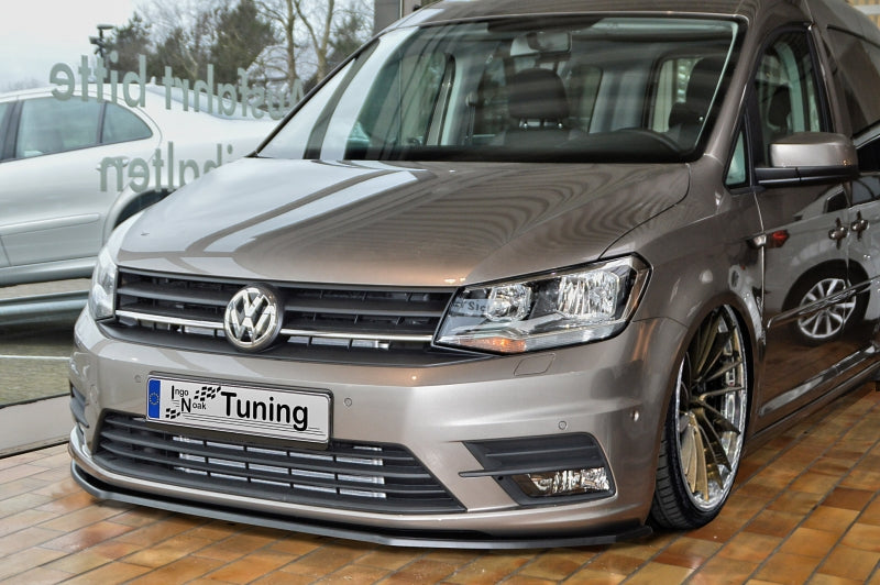 CUP Frontspoilerlippe ABS Volkswagen Caddy ab Bj.:2015- Schwarz Matt