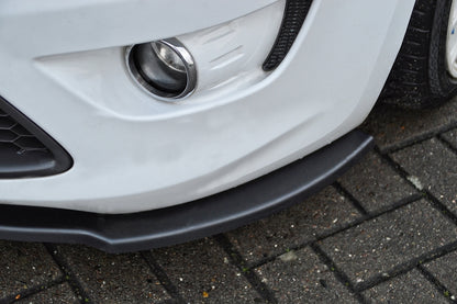 CUP Frontspoilerlippe ABS Ford Focus ST MK2, DA3, Facelift Schwarz Glanz