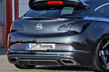 Heckdiffusor Mittelteil ABS Opel Astra J OPC ab Bj.: 2012- Schwarz Matt