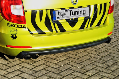 Heckdiffusor Einsatz ABS Skoda Superb 2, 3T Bj.: 2013-2015 Schwarz Glanz