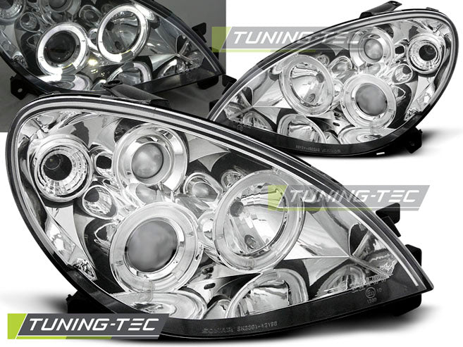 Tuning-Tec LED Angel Eyes Scheinwerfer für Citroen Xsara 00-04 chrom