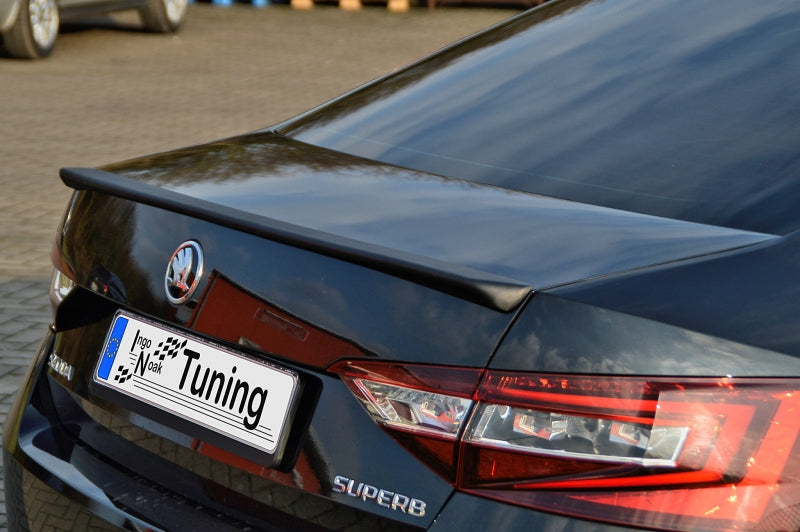 Heckspoiler ABS Skoda Superb 3, 3T/3V Ab Bj.: 2015- Schwarz Glanz