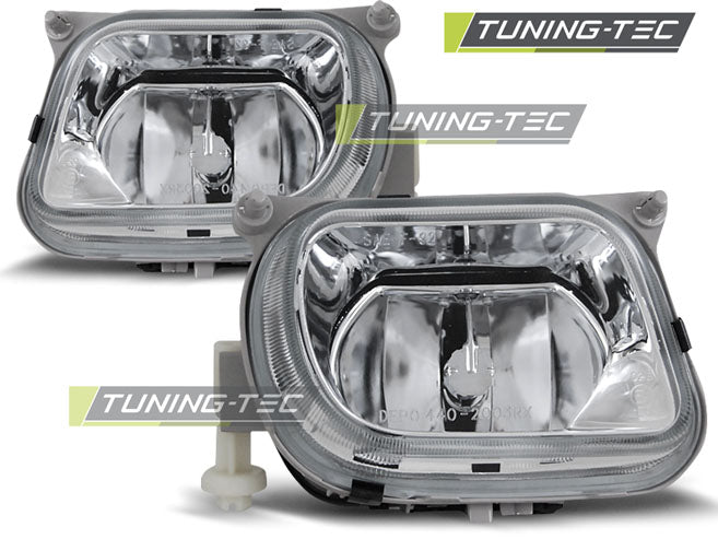 Tuning-Tec Nebelscheinwerfer für Mercedes Benz E-Klasse W210 95-99 chrom