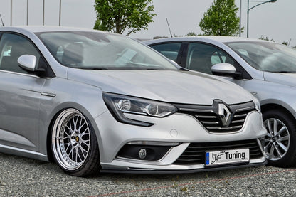 CUP Frontspoilerlippe ABS Renault Megane 4 ab Bj.: 2016- Schwarz Matt