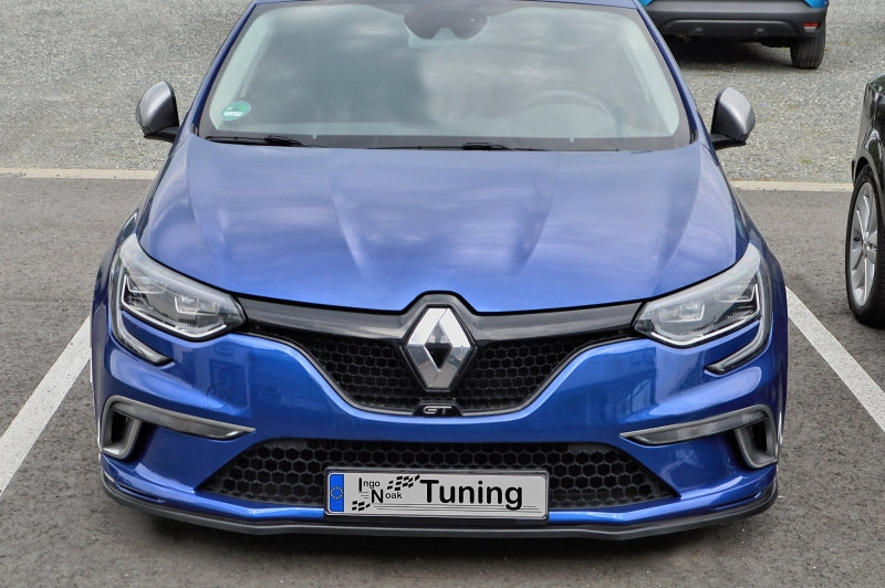CUP Frontspoilerlippe ABS Renault Megane 4, GT + GT-Line Schwarz Glanz