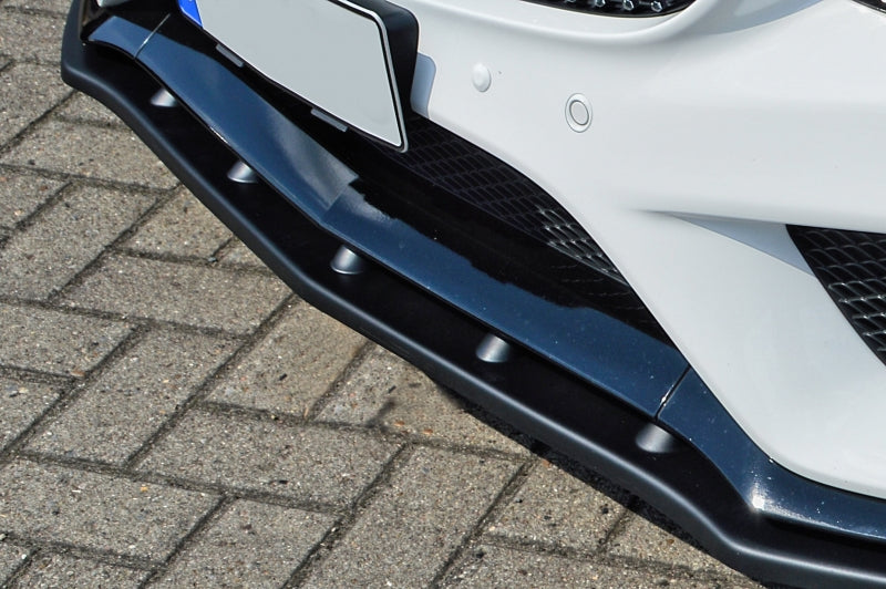 CUP Frontspoilerlippe ABS Mercedes Benz C43 AMG, W205 Schwarz Matt