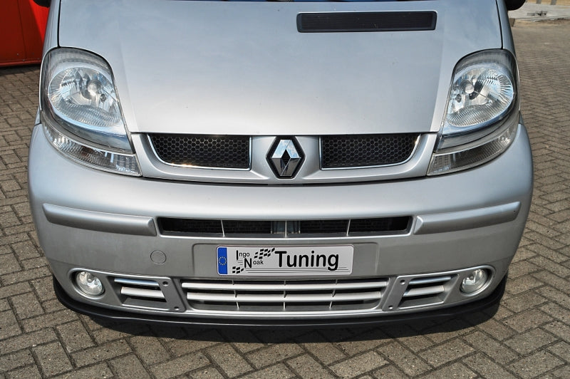 CUP Frontspoilerlippe ABS Renault Trafic 2 Bj.2001-2006 Schwarz Glanz