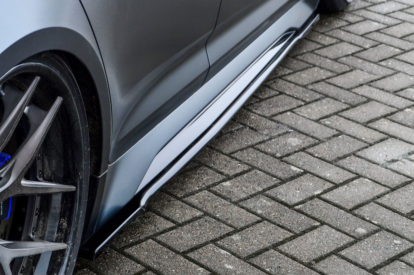 Seitenschwellersatz ABS Audi RS7 Typ C8 4K ab Bj.:2019 - Schwarz Matt