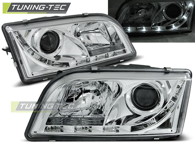 Tuning-Tec LED Tagfahrlicht Scheinwerfer für Volvo S40 / V40 96-03 chrom