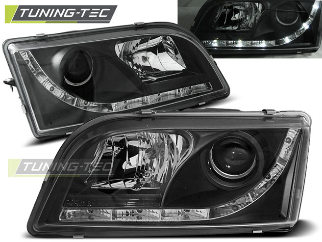 Tuning-Tec LED Tagfahrlicht Scheinwerfer für Volvo S40 / V40 96-03 schwarz