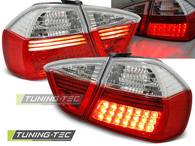 Tuning-Tec LED Rückleuchten für BMW 3er E90 05-08 rot/klar