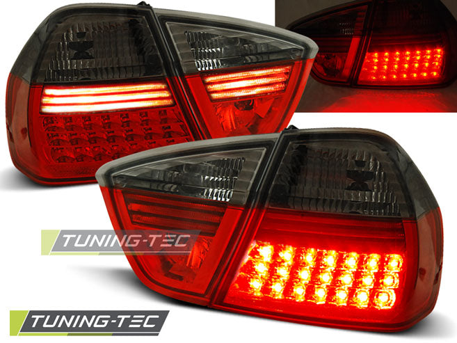 Tuning-Tec LED Rückleuchten für BMW 3er E90 05-08 rot/rauch