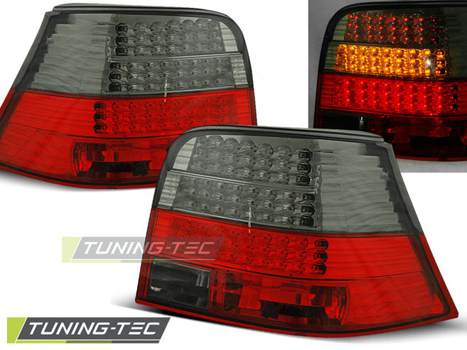 Tuning-Tec LED Rückleuchten für VW Golf 4 (IV) 97-03 rot/rauch