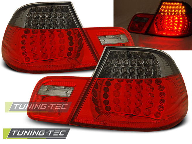 Tuning-Tec LED Rückleuchten für BMW 3er E46 Cabrio 99-03 rot/rauch