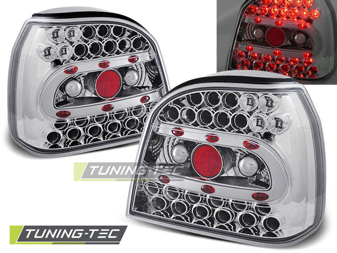Tuning-Tec LED Rückleuchten für VW Golf 3 (III) 91-97 chrom