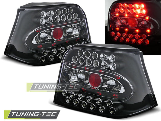 Tuning-Tec LED Rückleuchten für VW Golf 4 (IV) 97-03 schwarz/klar