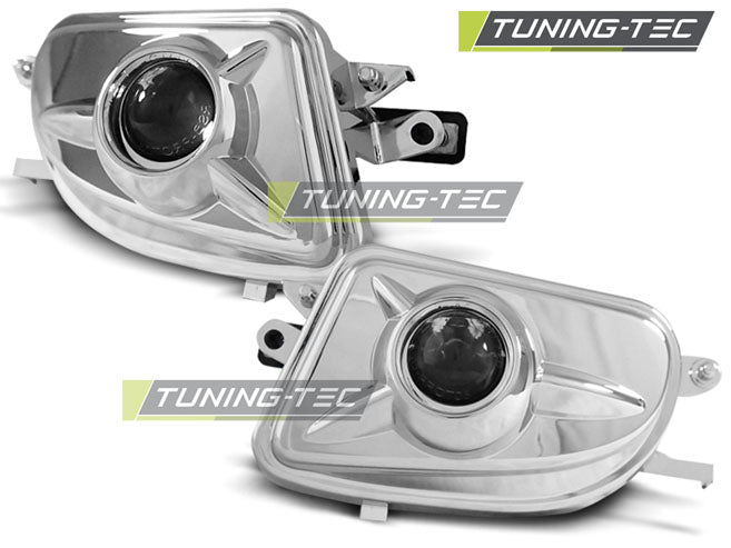 Tuning-Tec Nebelscheinwerfer für Mercedes Benz E-Klasse W210 (Facelift) / SLK R170 / CLK W208 99-02 chrom