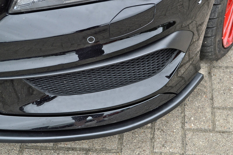 CUP Frontspoilerlippe ABS Mercedes Benz A-Klasse AMG, W176 Schwarz Matt