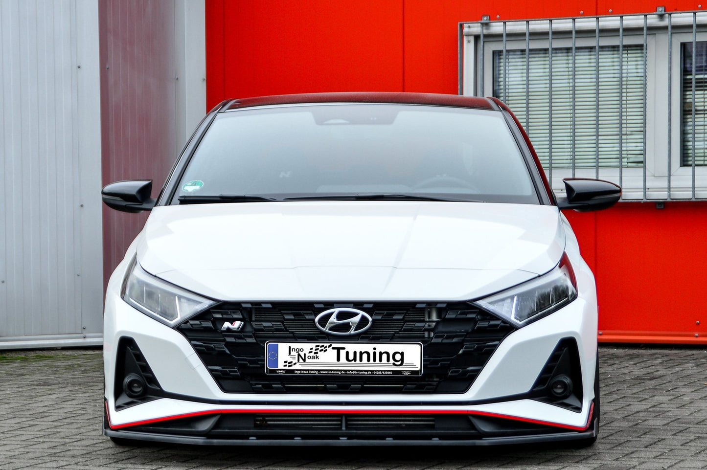 CUP Frontspoilerlippe ABS mit Flaps Hyundai i20N Performace BC3 Carbon