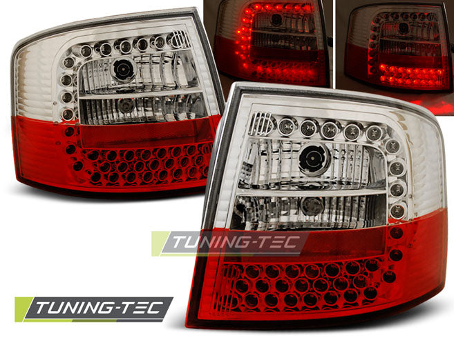 Tuning-Tec LED Rückleuchten für Audi A6 4B (C5) Avant 97-04 rot/klar