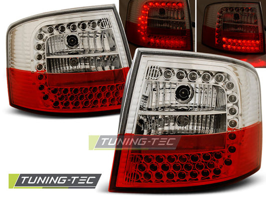 Tuning-Tec LED Rückleuchten für Audi A6 4B (C5) Avant 97-04 rot/klar