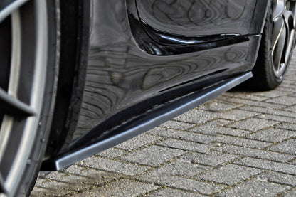 CUP Seitenschweller Porsche Cayman 981 Bj.: 2013-2016 Schwarz Glanz