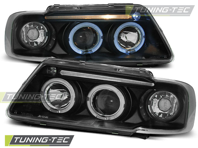 Tuning-Tec Angel Eyes Scheinwerfer für Audi A3 (8L) 96-00 schwarz