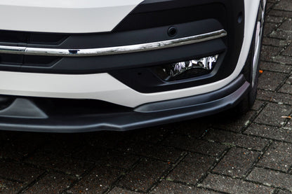 CUP Frontspoilerlippe ABS Volkswagen Bus T6 ab Bj.: 2019- Schwarz Matt