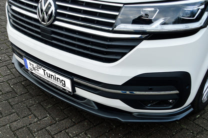 CUP Frontspoilerlippe ABS Volkswagen Bus T6 ab Bj.: 2019- Schwarz Matt