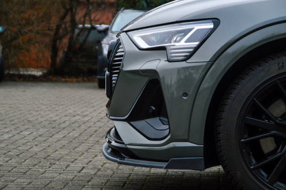 CUP Frontspoilerlippe ABS mit Seitenwing Audi e-tron Quattro Carbon