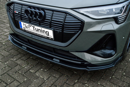 CUP Frontspoilerlippe ABS mit Seitenwing Audi e-tron Quattro Carbon