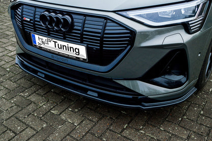 CUP Frontspoilerlippe ABS Audi e-tron Quattro ab Bj.:2018 - Schwarz Matt