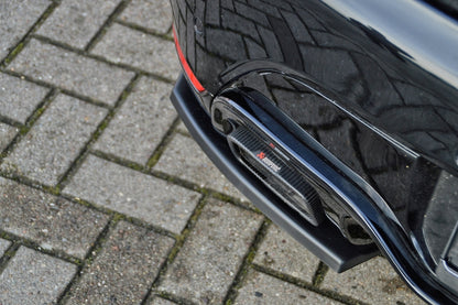 Heckansatz Seitenteile ABS Renault Clio 4, RS ab Bj.: 2013-2016 Schwarz Glanz