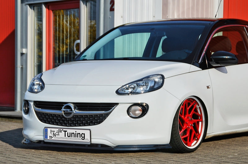 CUP Frontspoilerlippe ABS Opel Adam Ab Bj.: 2012- Schwarz Matt